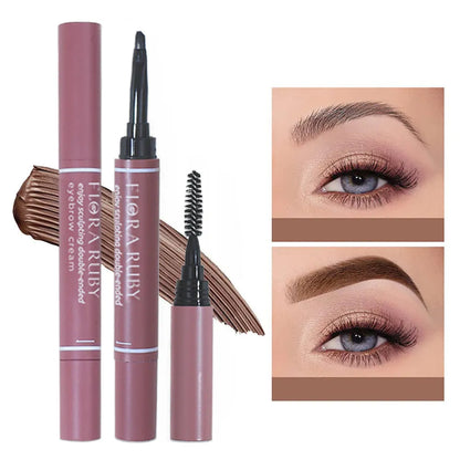 Eyebrow Eyes Cream Non Smudge Brown Setting Dye Brows Pen Waterproof Lasting Makeup Brow Balm Natural Quick-drying Eyebrow