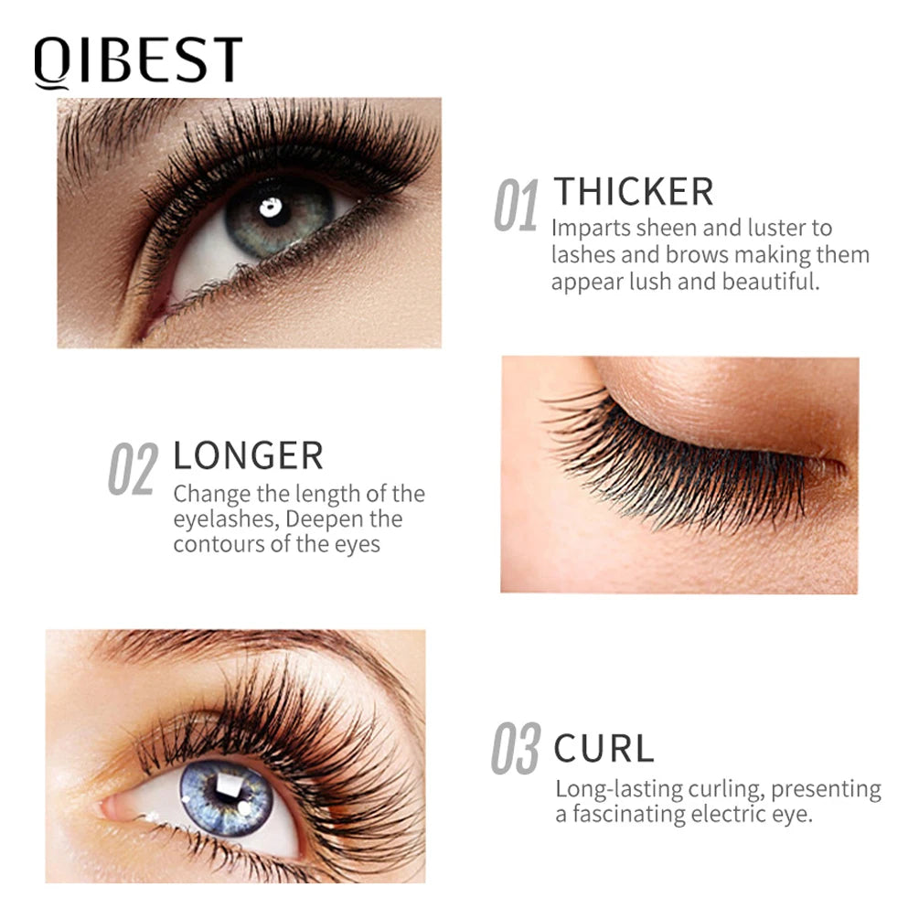 QIBEST Eyelash Growth Serum Liquid Eyelash Enhancer Vitamin E Treatment Lash lift Eyes Lashes Mascara Nourishing Eye Lengthening