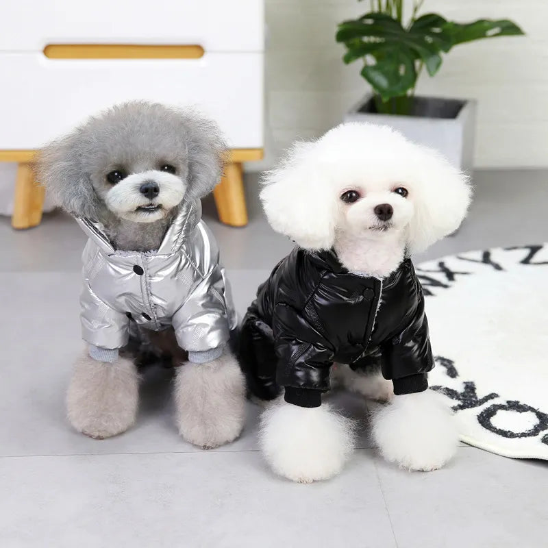 Winter Warm Pet Dog Jumpsuit Waterproof Dog Clothes for Small Dogs Chihuahua Jacket Yorkie Costumes Shih Tzu Coat Poodle Outfits