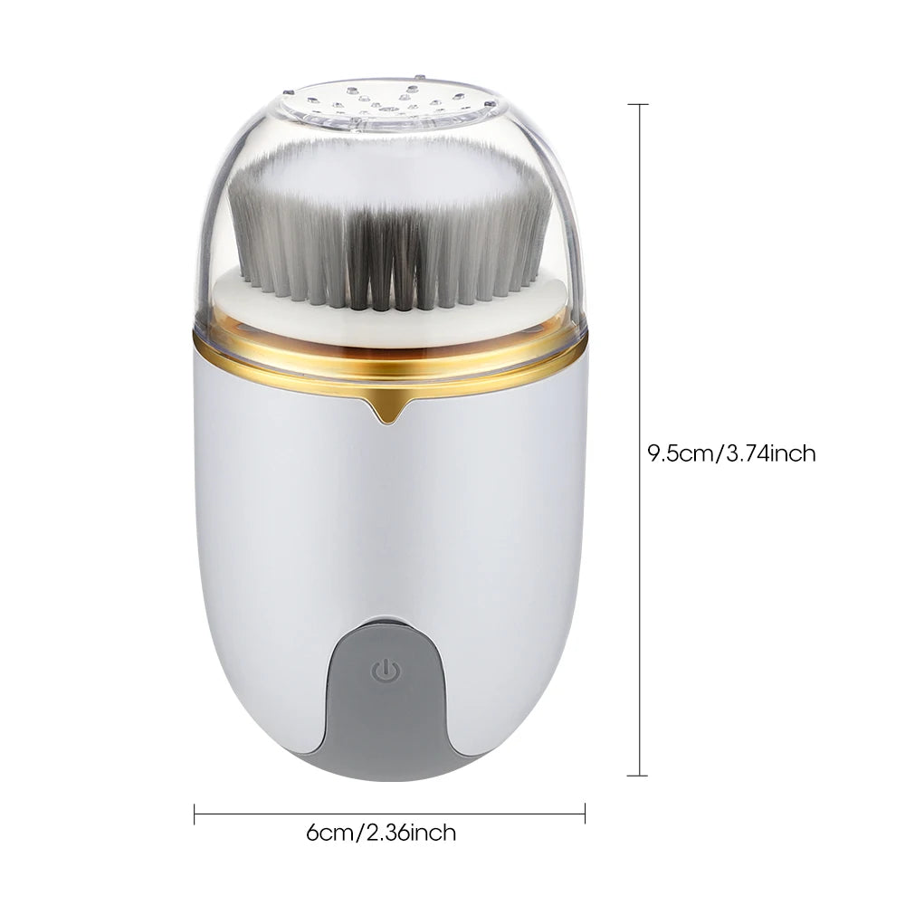 3in1 Face Cleansing Brush Skin Care Electirc Massage Deeply Pore Cleaning Beauty Face Wash Soft Removes Makeup Brushes Tools