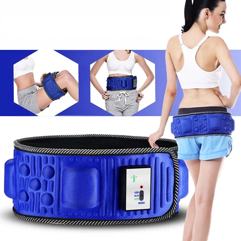 Electric Vibrating Slimming Belt Fitness Massager Slimming Machine Lose Weight Fat Burning Abdominal Muscle Waist Trainer Tool